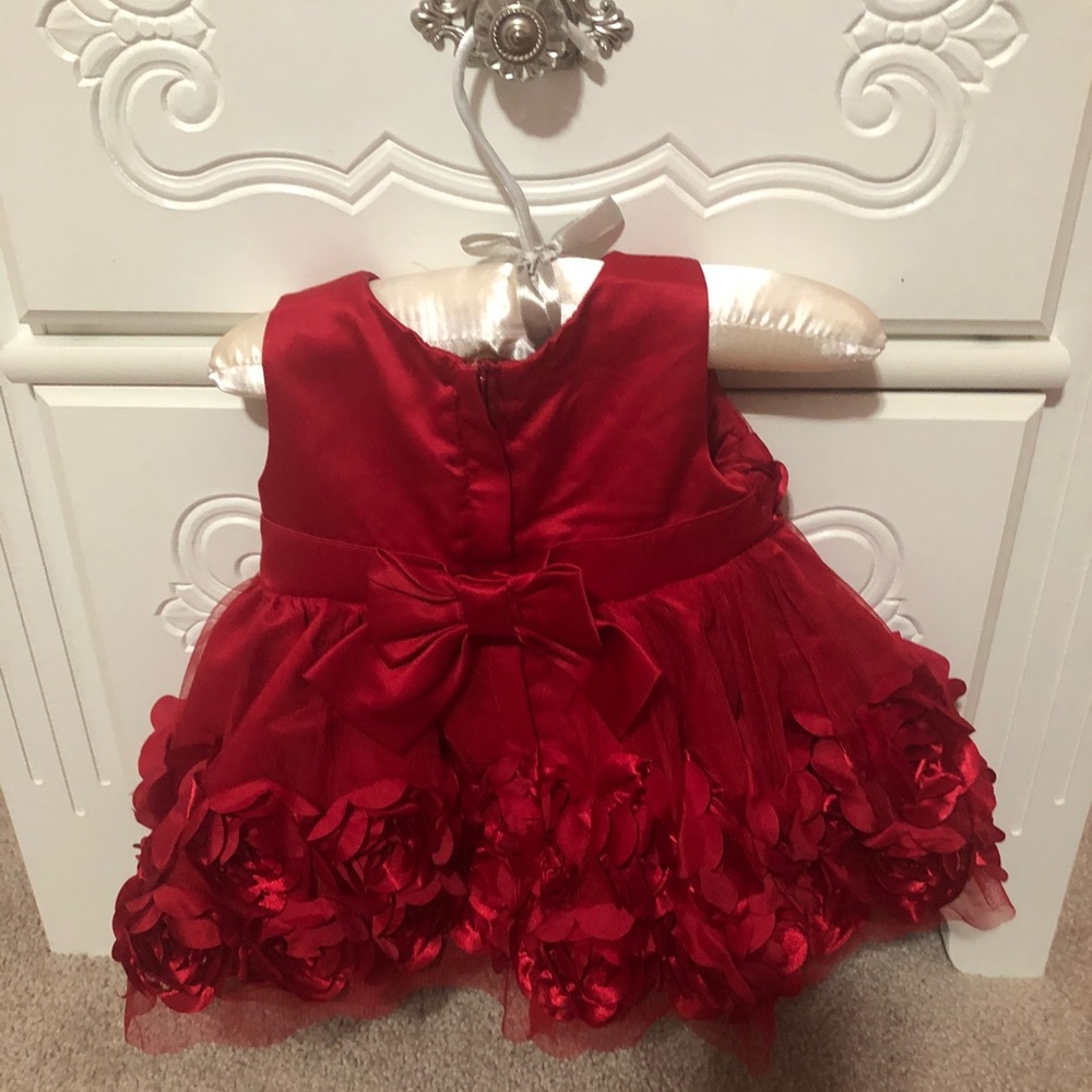 Red Rose Pedal Dress - Picture 2 of 2